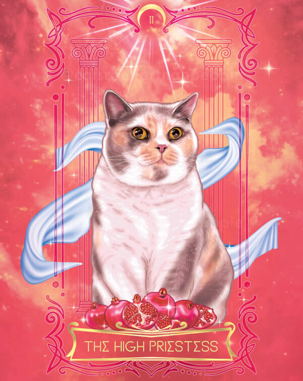 Cosmic Cat Tarot - Luxury Gold Prints - Image 10
