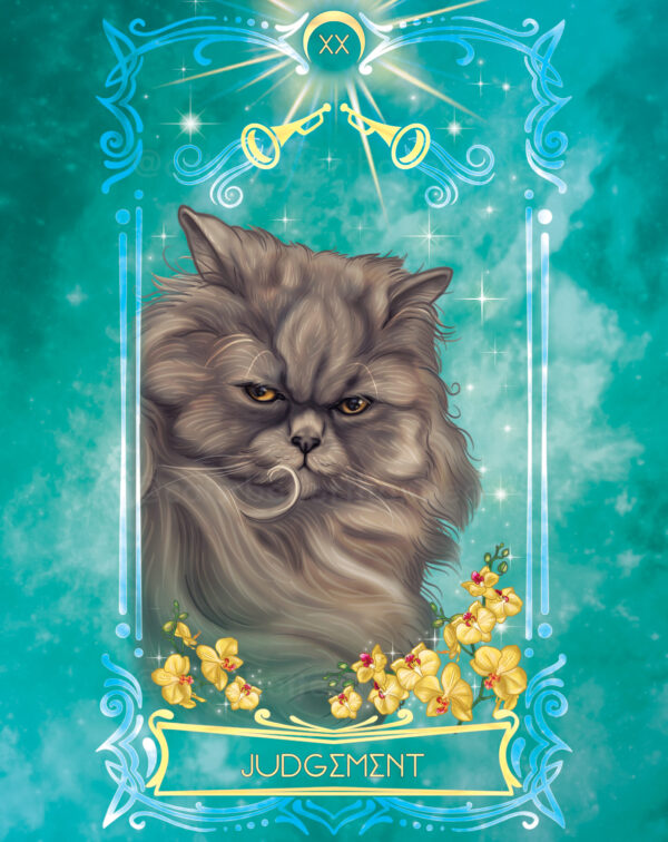 Cosmic Cat Tarot - Luxury Gold Prints - Image 11
