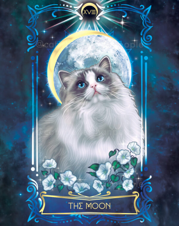 Cosmic Cat Tarot - Luxury Gold Prints - Image 14
