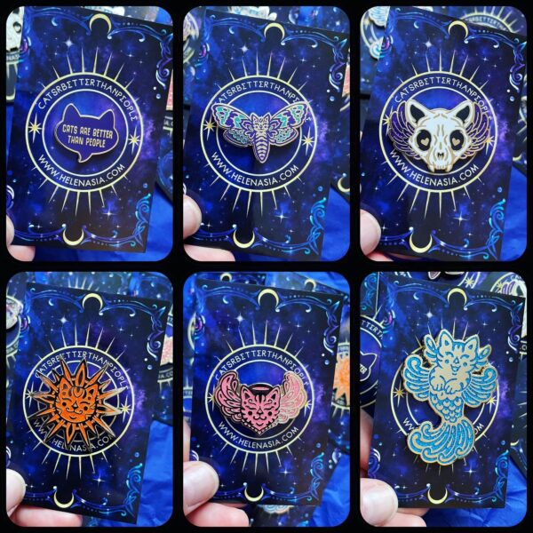 The Purrmaid Enamel Pin - Image 2