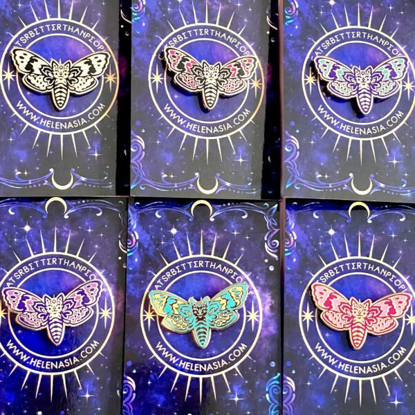 The MothCat Enamel Pin - Image 3