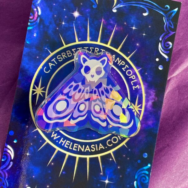 Holo Moth Pin - Image 2
