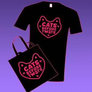 Cats Before Tw@ts Tote Bag